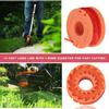 6Pcs Trimmer String Spool Line with Cover Set Accessories Fit for WORX WA0010 Trimmer