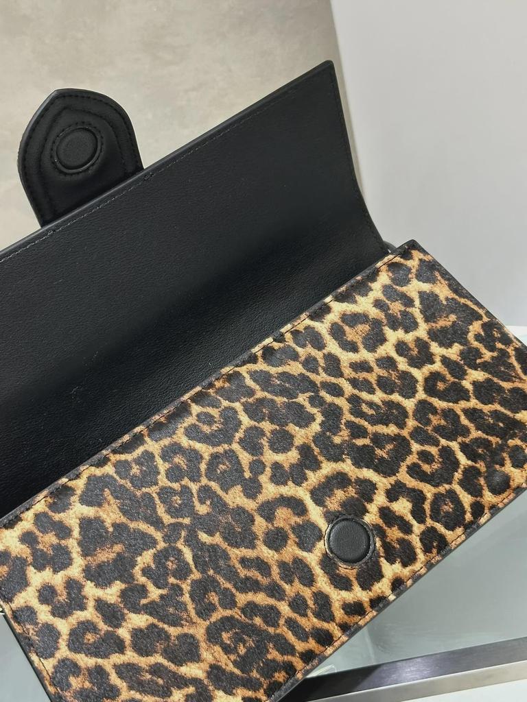 2024 Women's Genuine Leather Leopard Print Underarm & Crossbody Bag - Fashionable Versatile Handbag