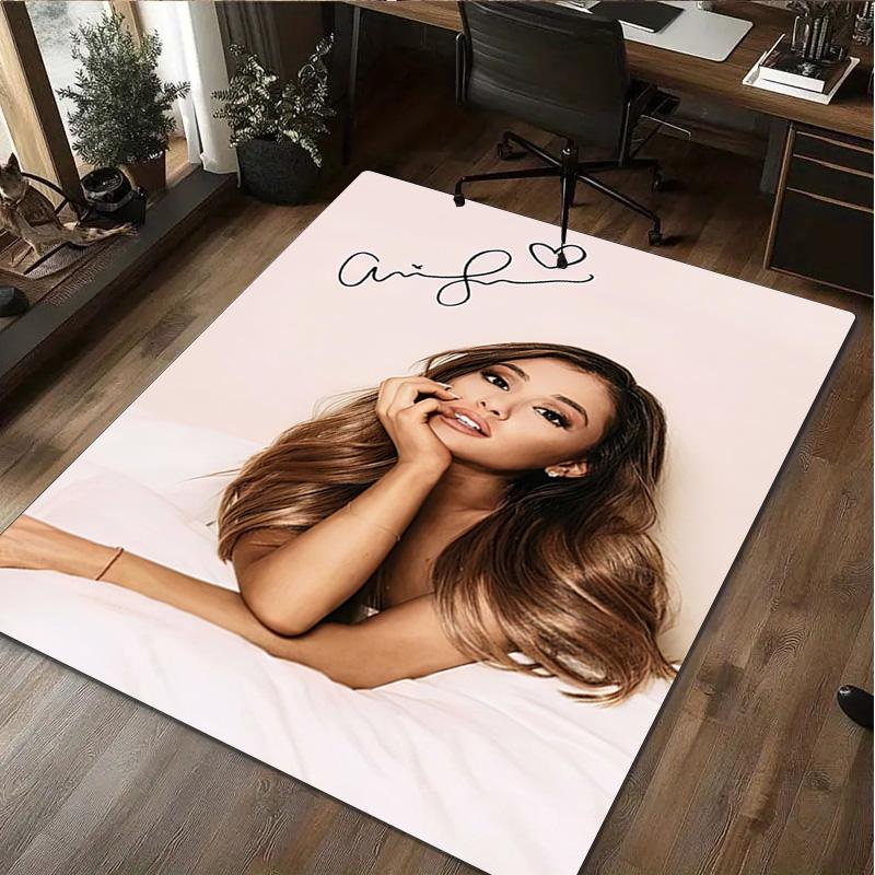 1PC Ariana Grande Carpet Office Decorative Carpet For Living Room Bedroom Door Mat Floor Rug Computer Chair Area Rug