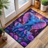 Neon Fantasy Three Elephants Carpet for Living Room Bedroom Bedside Floor Mat Sofa Table Area Rugs Home Decor Large Size