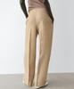 Masimodutti Dart Detail Linen Fluid Pants