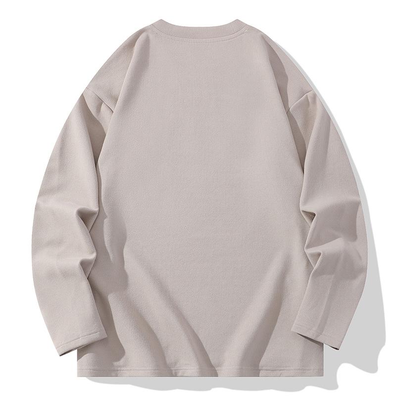 Japanese Spring and Autumn New Men's Sweatshirt Casual and Versatile Youth Long Sleeve T-shirt Round Neck Men's Sweatshirt