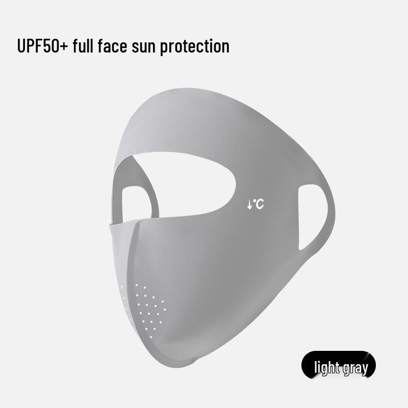 2025 Women's Sun Protection Mask, UV Shield with 3D Hyaluronic Acid, Breathable and Eye Corner Protection, Thin Summer Design