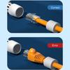Langlebiger RJ45 Wasserdichter Stecker IP67 Ethernet-Kabelstecker Netzwerkkabel Verlängerer Hunderte von Metern Übertragung