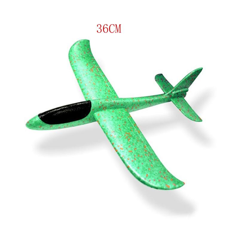 Big Foam Plane Flying Glider Toy Hand Throw Styrofoam Airplane Outdoor Game Aircraft Model Fun Toys aircraft for Kids Boys Gift