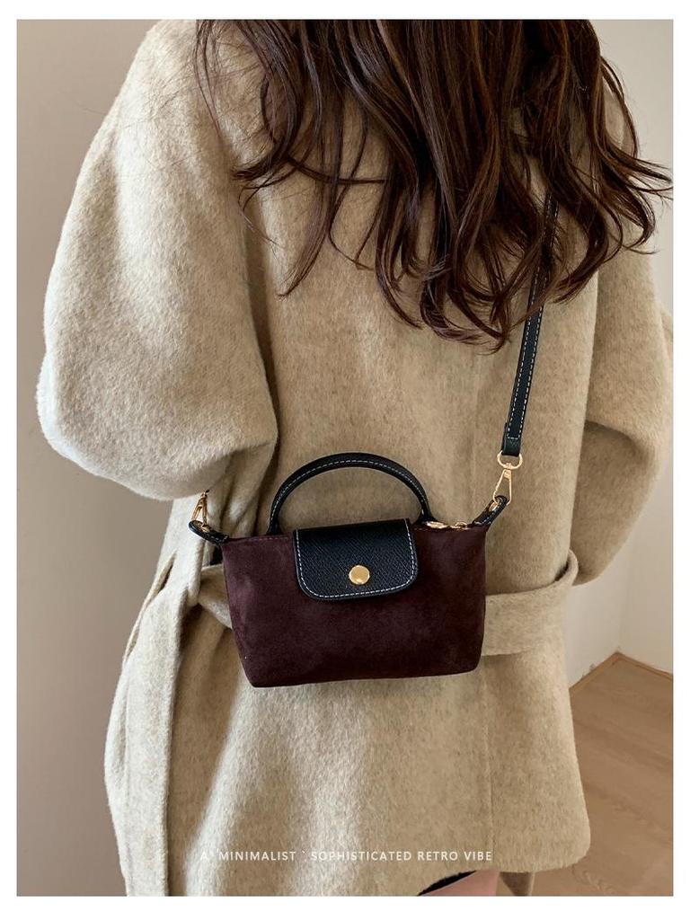 2025 Women's Crossbody Bag: Lightweight Suede Shoulder and Handbag