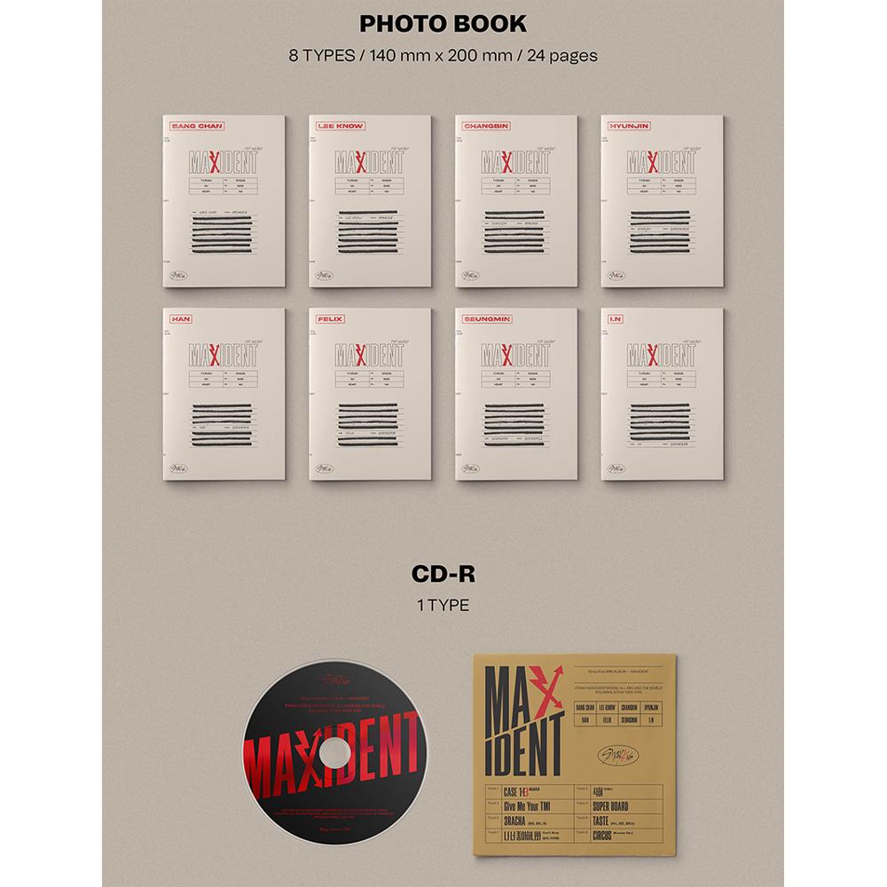 Stray Kids Případ MAXIDENT Ver. 7. minialbum