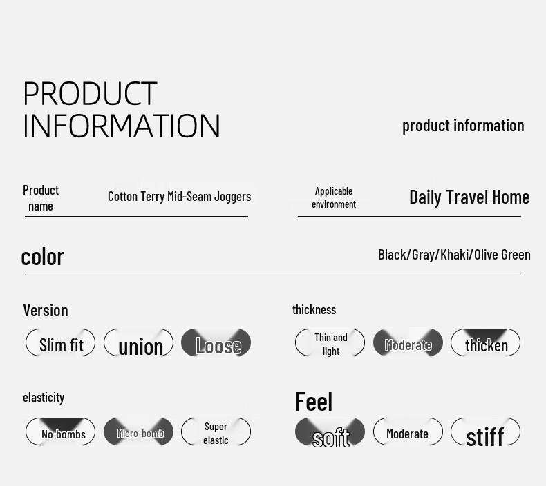 Baleno Men's Autumn Tapered Casual Pants