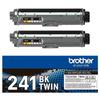 Pack De 2 Toners TN241BKTWIN-BROTHER-Noir-2x2500p.- DCP-9015, DCP-9020, HL-3140, HL-3150, HL-3170, MFC-9140, MFC-9330, MFC-9340
