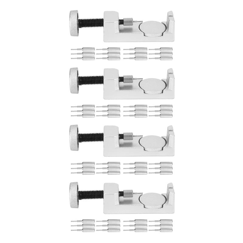 A96I-4X Watch Link Remover Kit, Watch Band Removal Tool, Watch Sizing Tool, Watch Pin Removal Tool With 48 Extra Punch Pins