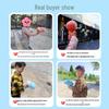 Douyin 69-Hole Light-Up Bubble Gun Rocket Launcher Toy for Kids