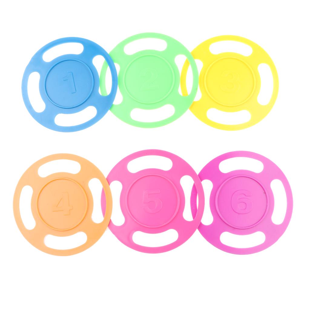 Buy 6Pcs Plastic Diving Ring Toys Play Set Skill Learning Toy Kids ...
