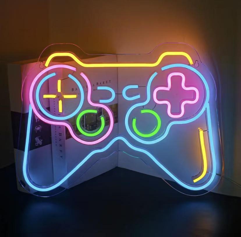 Creative LED Neon Letter Light - DIY Acrylic Sign for Kids' Room & Parties