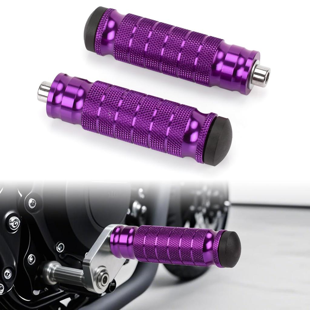 RACEAST Foot Pegs, Step Bar, Bike Step, Tandem Step Pedal, Knurled Aluminum Alloy, High