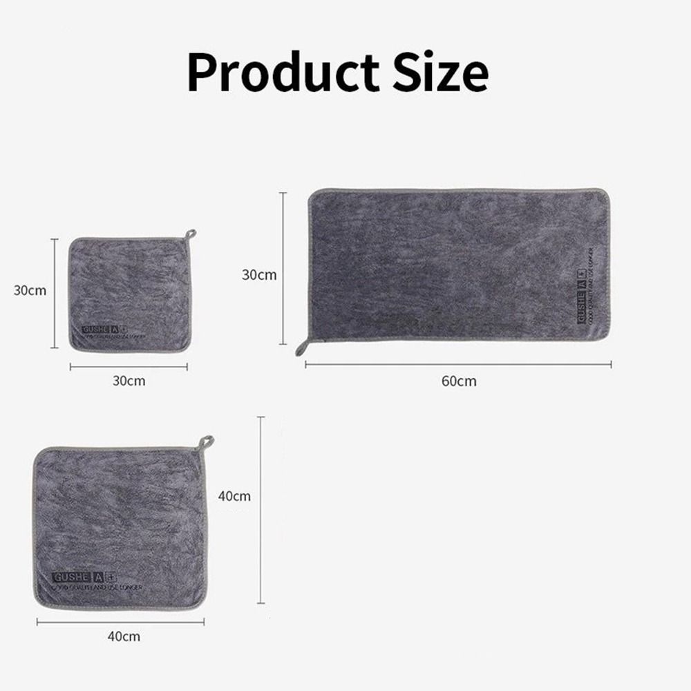 Microfiber Car Wash Towel Car Care Cloth Clean Rags Cleaning Towels Wiping Rags  Car