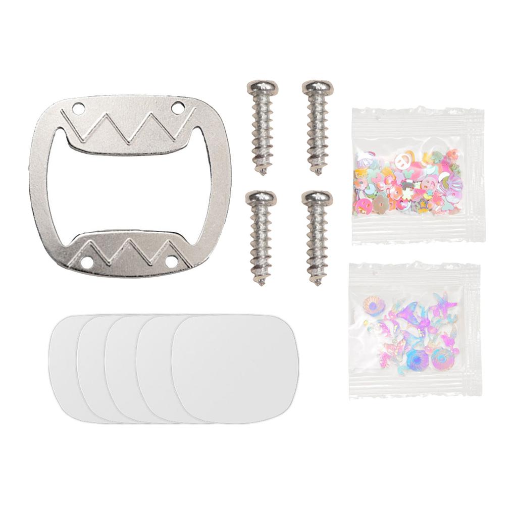 Handcrafting Materials Set Bottle Opener Silicone Molds Set Silicone Crafting Mold Metal Tool Flowing Sand Materials Set