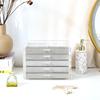 ProCase Jewelry 5 Jewelry Clear Acrylic for Jewelry Accessory Trinket Gift Box, Layers, Storage, Drawer, Women, Girls, Box, Case, Organizer, Box,