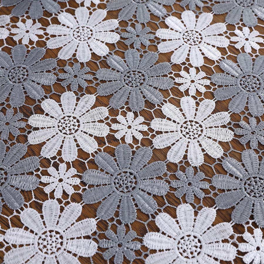 Embroidered Tablecloth with Hollow Multi Size Dust-proof and Anti Slip High-end Long Strip Tablecloth, Nordic Hollow Tablecloth