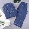 Men's Cotton Long Sleeve Pajamas - Spring To Winter, Plus Size, Stylish Youth Homewear