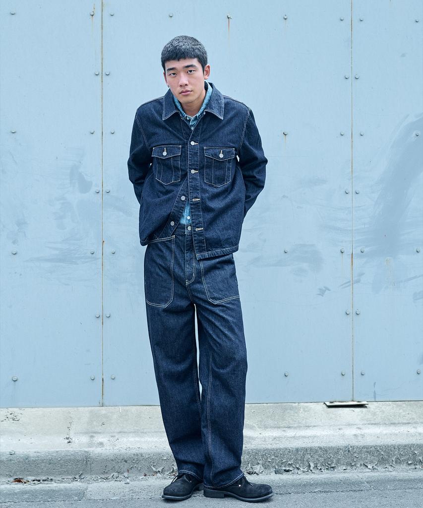 PLAC [Shiota Made] Military Denim Pants Indigo
