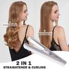 Portable USB Hair Straightener Fast Heating Electric Curling Iron Straight Curly Hair Bangs Mini Curling Wand Travel Women Hair Styling Tool