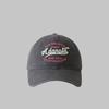 Embroidered letter baseball cap, three-dimensional retro fashionable soft top duckbill cap, adjustable for men and women