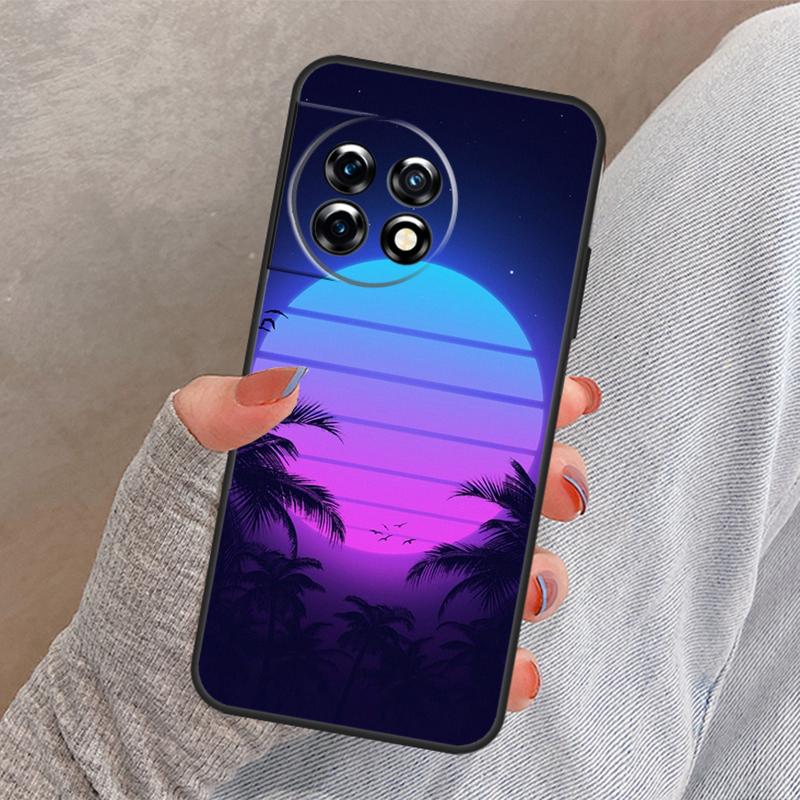 Hot Synthwave Retro 80s Neon Case For OnePlus Nord N10 N20 Nord 2 2T CE 3 Lite Ace 8T 9R 10R 10T 8 9 10 Pro 11 Cover