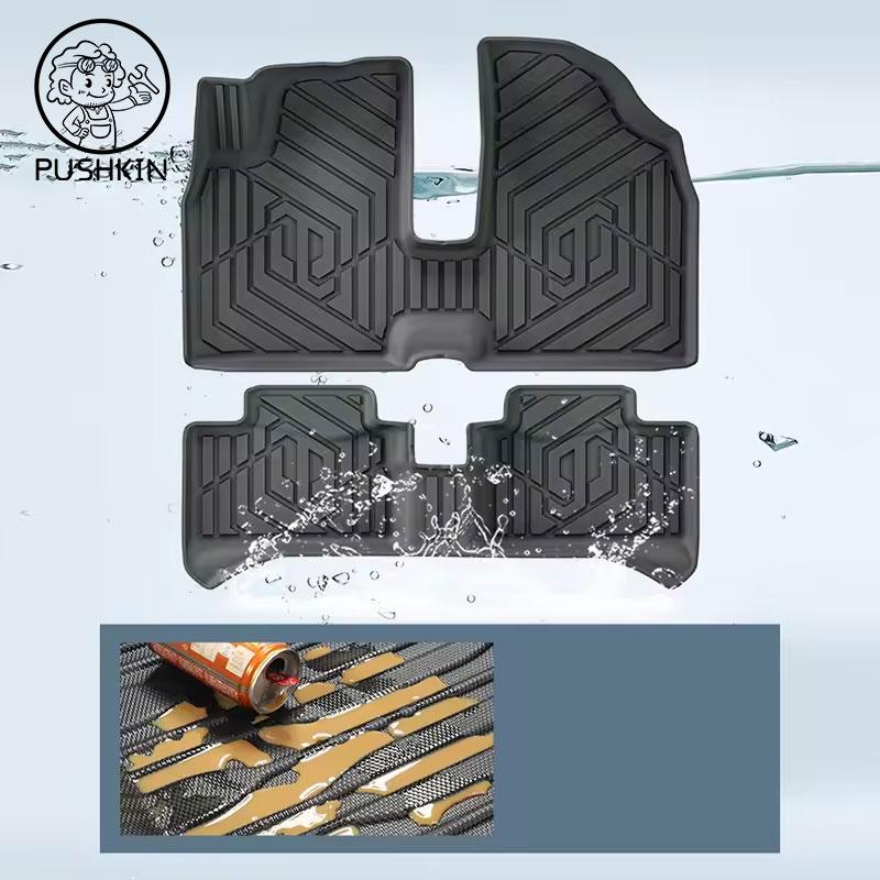 LHD Car Floor Mats For Leapmotor T03 2024 2025 2026 Cargo Liners Waterproof Non-slip Trunk Mat Protector Foot Pads Car Carpets