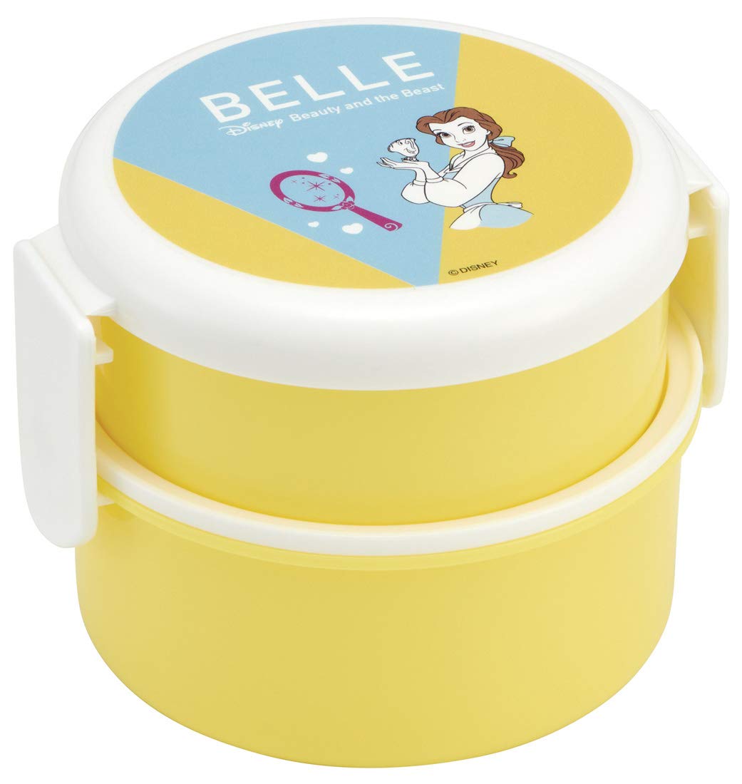 

Skater Round Lunch Box 500ml Belle Colors Disney Made in Japan ONWR1