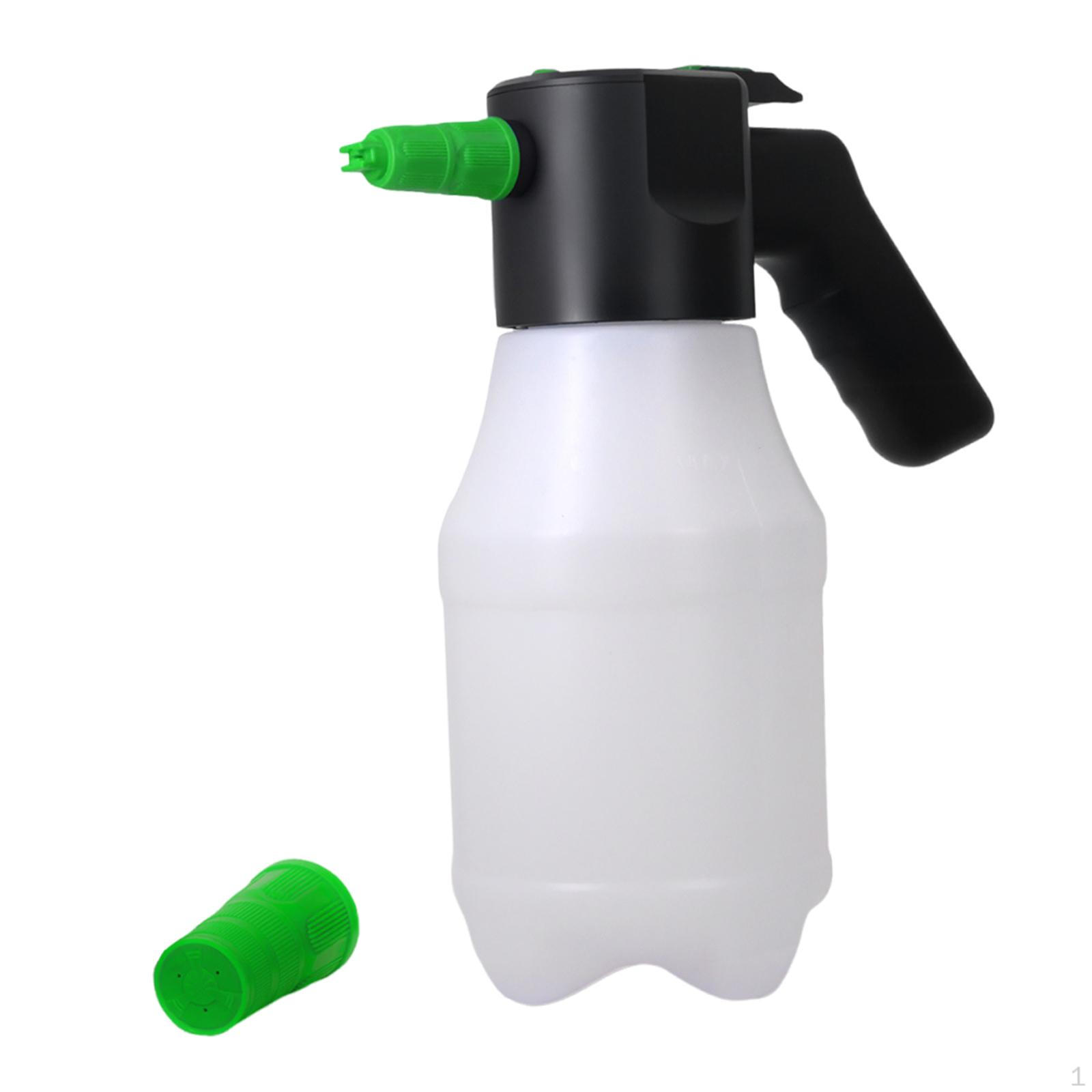 

Electric Car Foam Sprayer Handheld Multifunction Watering Can Automatic USB Charging Pump зелёный