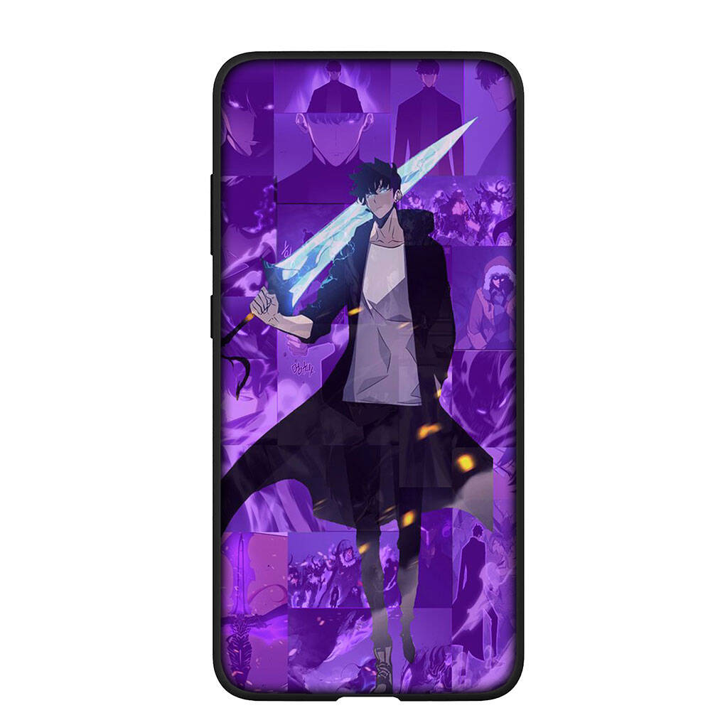 Phone Case for iPhone 17 16 15 Plus Huawei P30 P20 Lite Redmi Note 14 12 11 13 Pro Max OPPO A60 A80 A40 A18 A38 Sung Jinwoo Solo Leveling Arise Cover