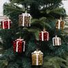 4/5cm Christmas Tree Ornament Plastic Christmas Gifts Boxes Pendant New Christmas Gift