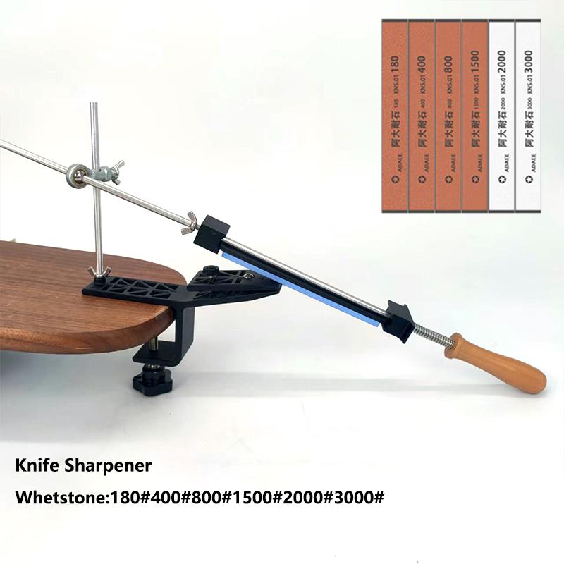 Professional Kitchen Knife Sharpener,Fixed Angle Sharpener,Diamond Sharpening Stone Blade,Sharp Design Tools,Polishing Stone Set