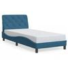 VidaXL Bed with Mattress, Upholstered Bed with Headboard Cushion, Single Bed, Adult Bedroom Interior Bed, 3208632
