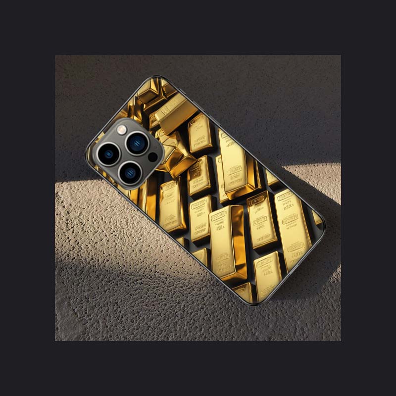 Gold Bar Wealth and Finance Phone Case For Apple Iphone 16E 16 Pro Max 15 Plus Soft 13 12 Mini Cover 11 14 Pro Max Capa 8 7 SE S