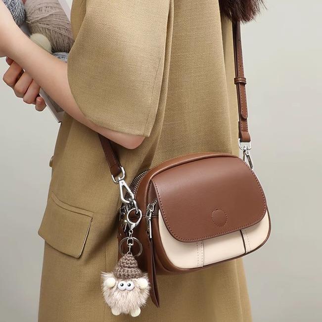 

Стильная сумка для женщин, сумка кросс-боди нишевого дизайна, мини-круглая сумка, ручная сумка на плечо для женщин