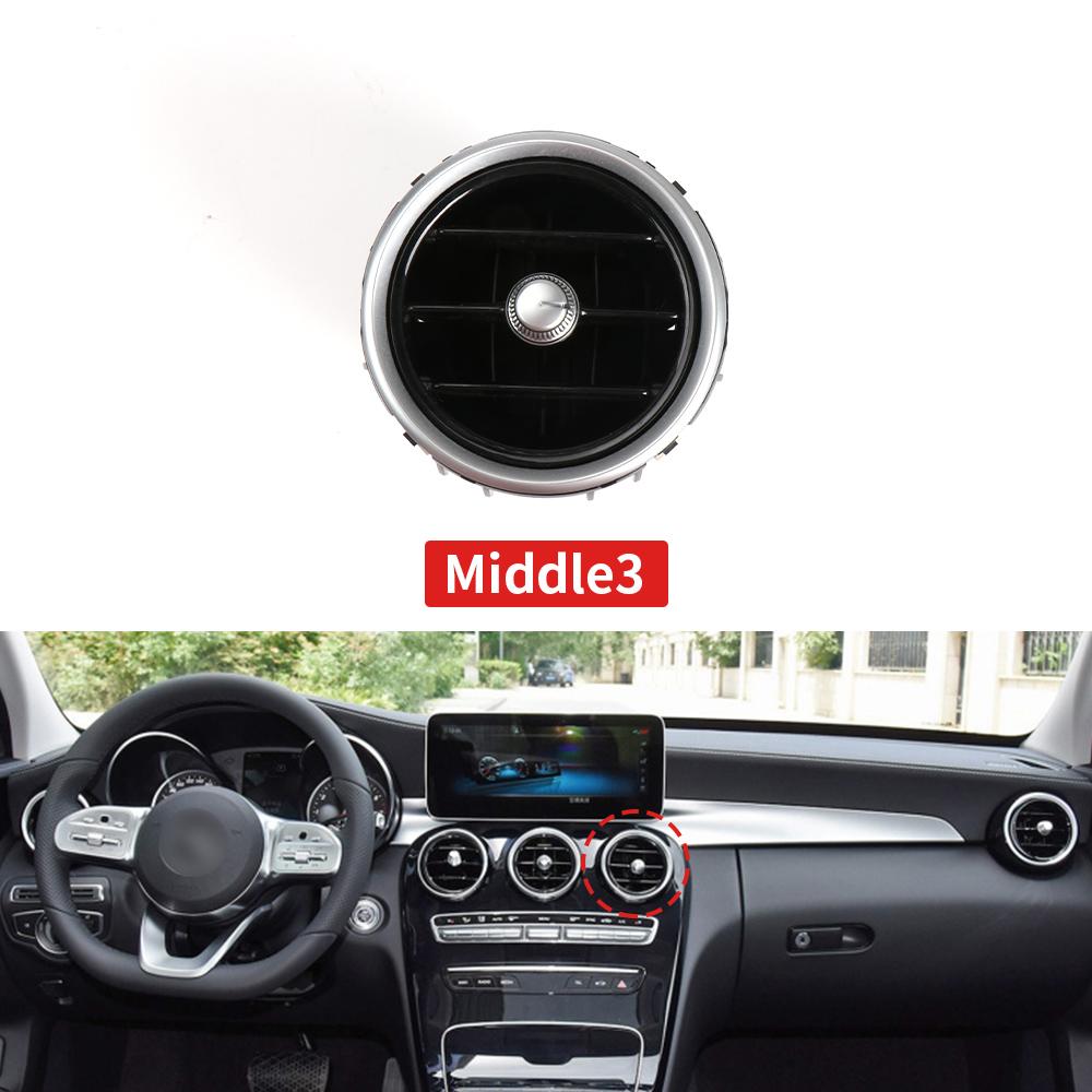 

Для Benz GLC C Class W205 Передняя панель автомобиля Центральный кондиционер Вентиляционная решетка AC Полная сборка для Mercedes W205 Middle 3