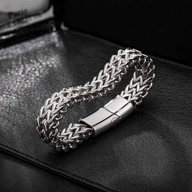 THICK Silver Men' Bracelet Gift For Men