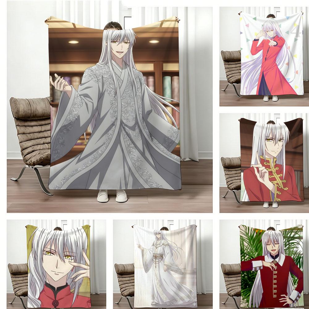Anima A-Ayame S-Sohma Throw Lightweight 240G Flannel Blanket Soft Skin-Friendly For Summer Cooling
