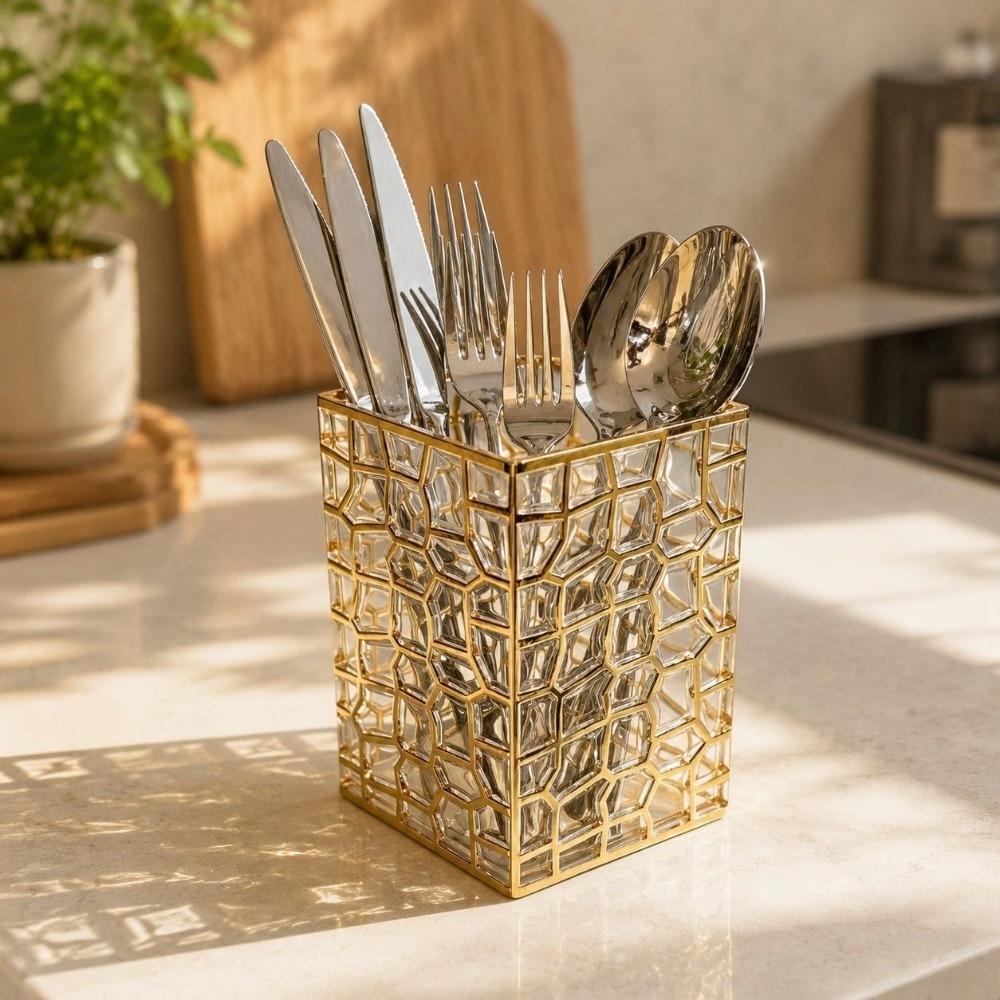 Waterproof Flower Arrangement Vase Clear Plastic Tableware Storage Box Desk Organizer