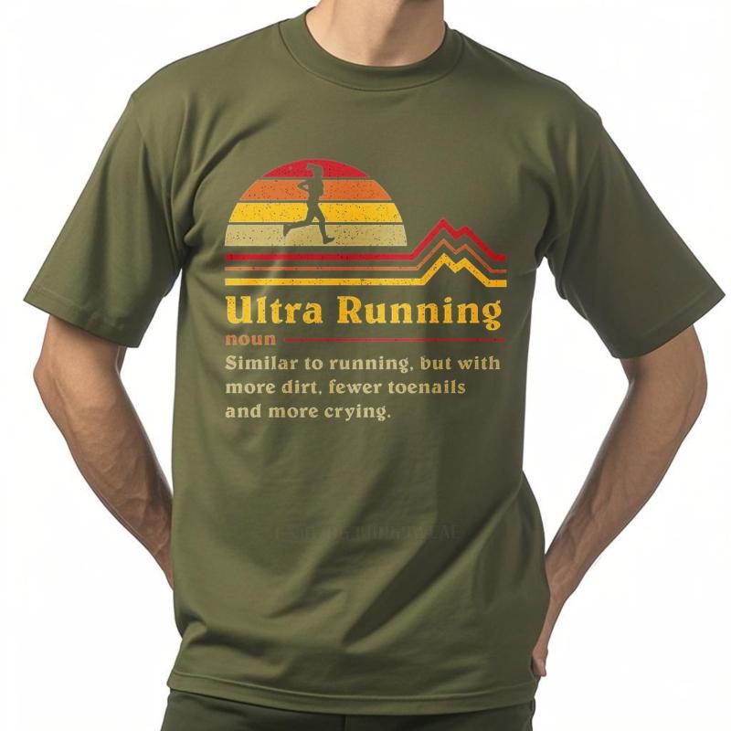 Streetwear Summer Women T Shirt Ultra Running Noun Definition Graphic Short Sleeve Street Wear ONeck Teeshirt