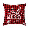 Country Style Christmas Pillowcase Printed Polyester 45x45cm Throw Pillowcover Decorative Sofa Cushion Pillowslip Home Decor