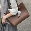 Retro Large-capacity Bag Women's Bag 2025 New Trendy Korean Versatile Tote Bag Large-capacity Shoulder Commuter Bag