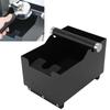 Coffee Knock Box With Removable Knock Bar Steel Coffee Grounds Knock Box Container Bin Black