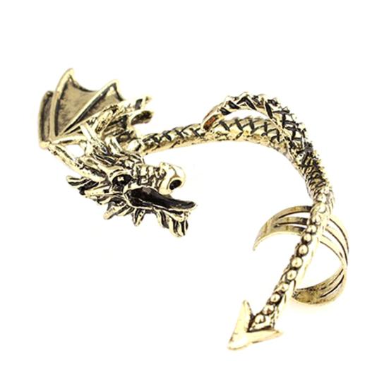 1Pc Ear Rings Durable Perfect Gift Convenient Carved Earrings Cuff Clips