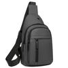 Trendy Fashion Versatile Multi-compartment Breast Bag Men's Business Commuter Messenger Bag Outdoor Sports and Leisure Shoulder Bag