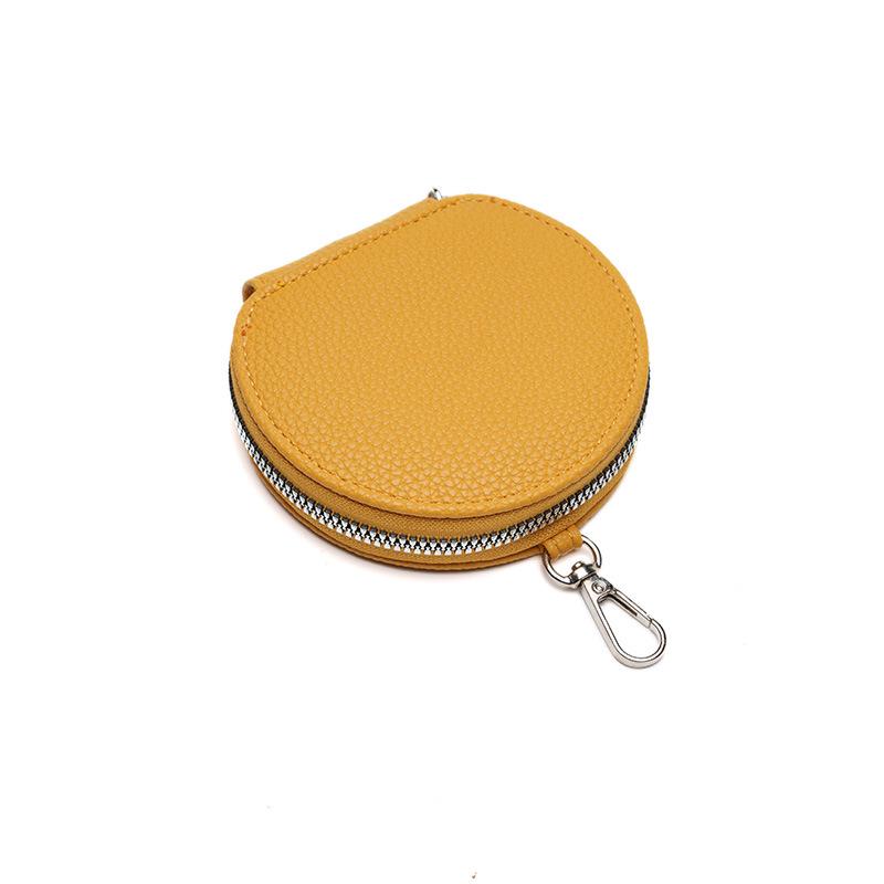 Korean Style Women's Multifunctional Coin Purse & Key Ring - Cute Round Pouch 2025