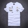 Man Tees Air Force One Mens Embroidered Short Sleeve Tshirt Casual Cotton Tee For Men