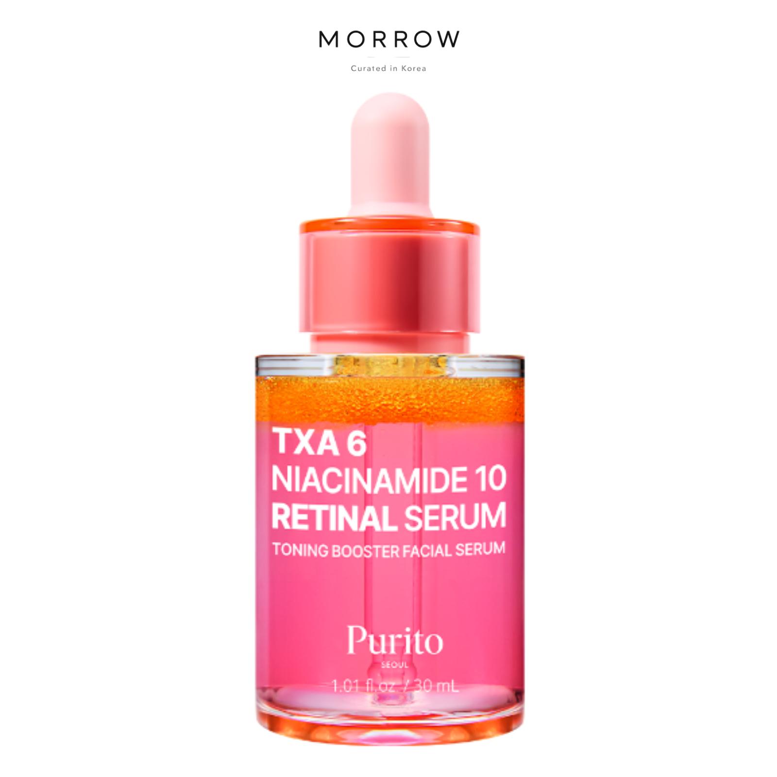 PURITO SEOUL TXA 6 Niacinamide 10 Retinal Serum Dark Spot & Brightening Care 30ml 30ml 1EA