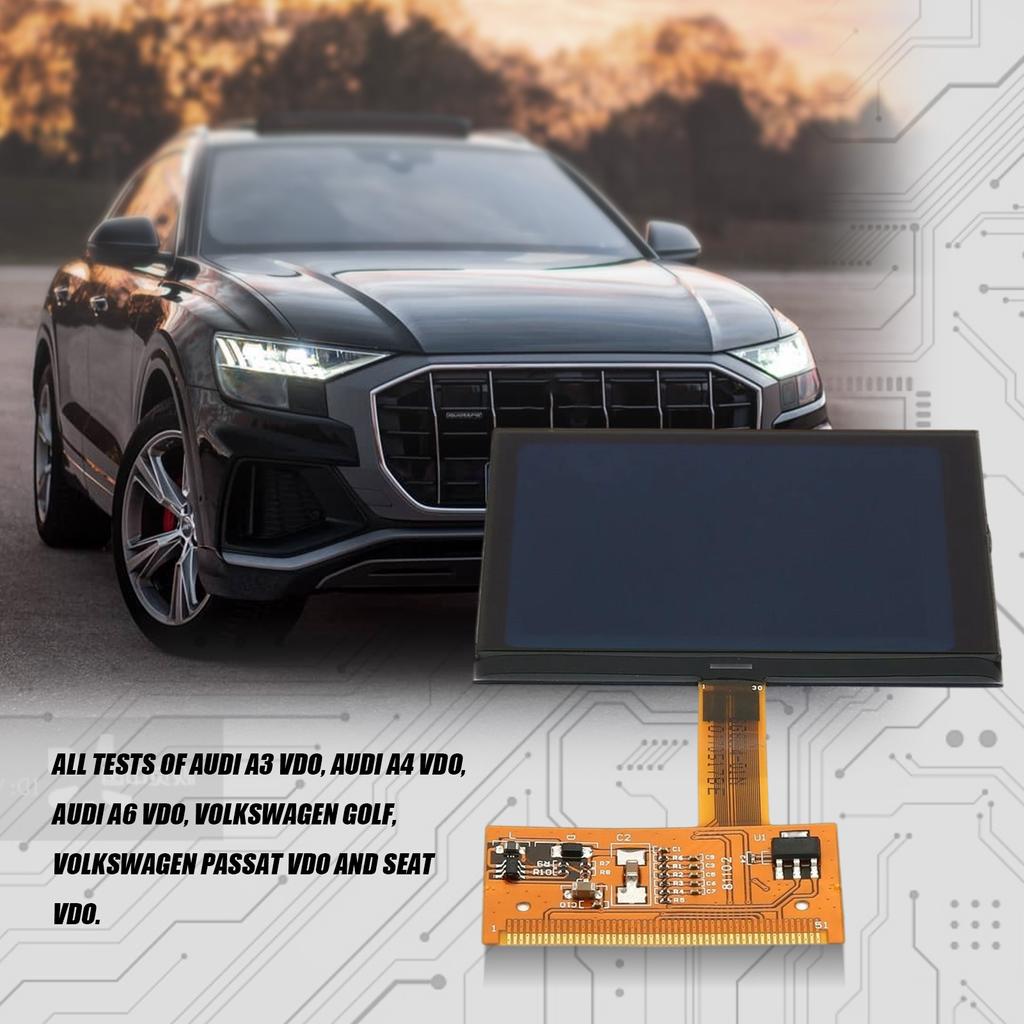 Car Monitor LCD Display Screen For A3 A4LCD Car Monitor VDO LCD CLUSTER DISPLAY Screen Durable Super Quality
